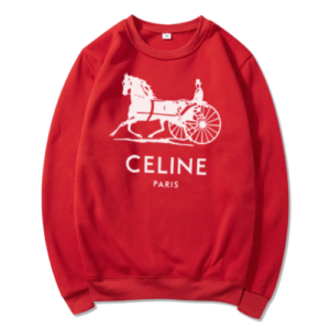 Celine Cashmere Sulky Red Sweatshirt