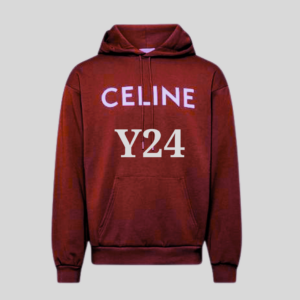 CELINE HOODIE BROWN