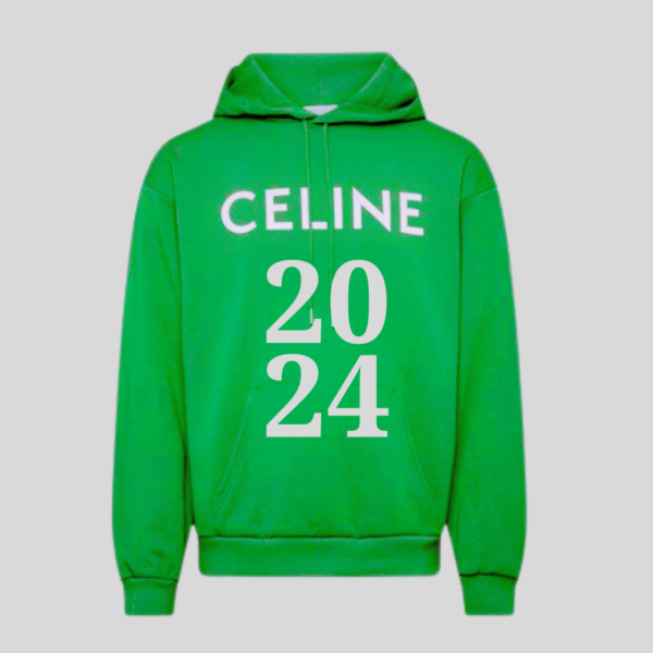 CELINE HOODIE GREEN