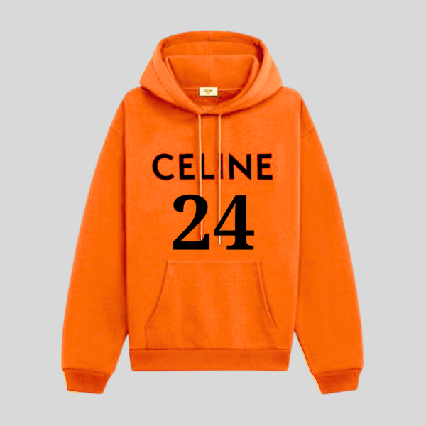 CELINE HOODIE ORANGE